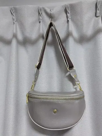 바디백 힙색 실버