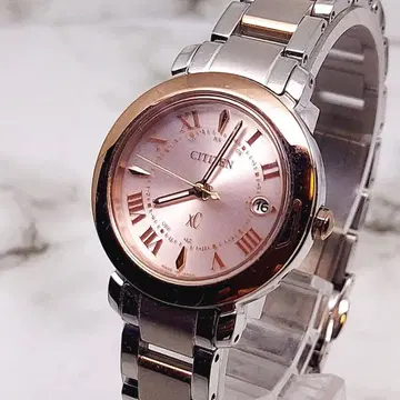 시티즌 xC 크로스시 에코드라이브 전파 시계 티타늄 핑크