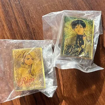 강철의 연금술사 로이 머스탱 리자 호크아이 핀 배지 당시 희귀품