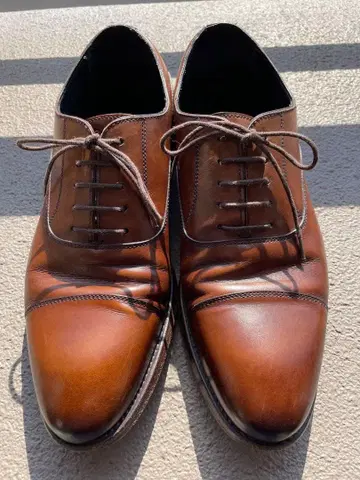 Berwick 브라운 드레스 슈즈 가죽