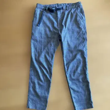 WILD THINGS 체크 무늬 테이퍼드 팬츠 L