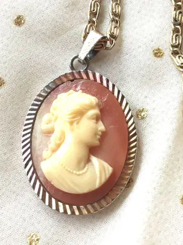 카메오 앤티크 목걸이