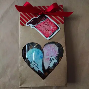 한정판 발렌타인 기획 비사이드라벨 말랑고양이 페어 스트랩