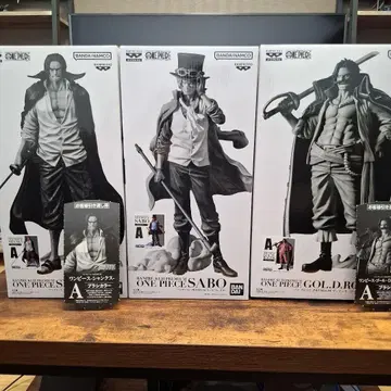 반프레스토 복권 샹크스 A상 사보 A상 로저 A상 3체 세트