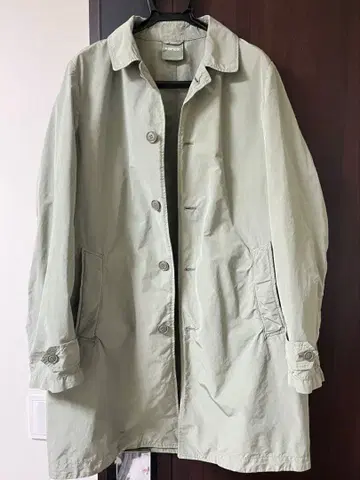 ASPESI 스텐칼라 라이트 코트 세이지 그린 색상 M 사이즈 미사용품