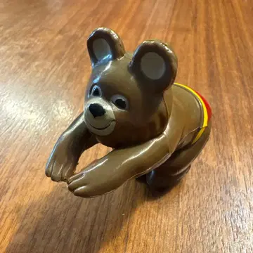 작은 곰 미샤 모스크바 올림픽 수영 피규어