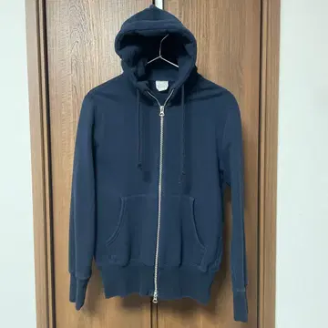 LOOPWHEELER 네이비 후드티