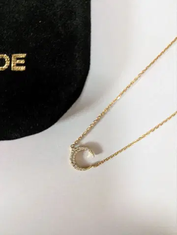 JADE 골드 mini sugar moon 목걸이 히라코 리사