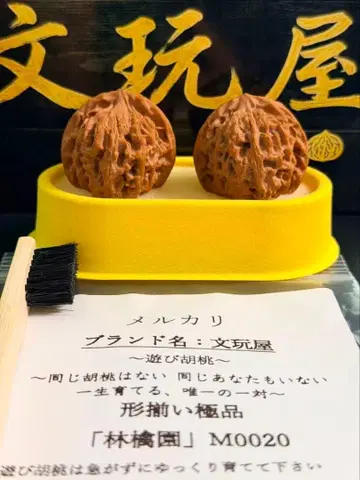 놀이 호두 모양 맞춤 사과 과수원 M0020 컬렉션 취미 호두 문완