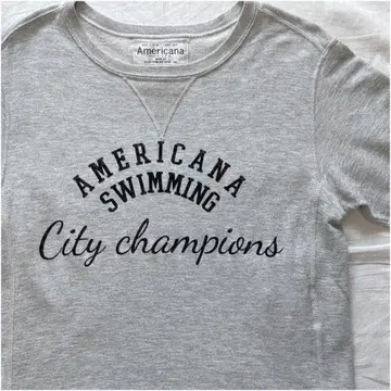 아메리카나 라이트 온스 반팔 맨투맨 티셔츠