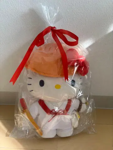 [미개봉 새상품] 헬로키티 와카야마현 고야산 봉제 인형 오헨로 레어