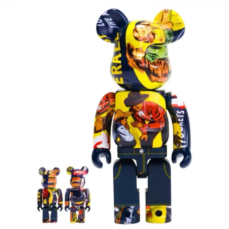 리바이스 베어브릭 콜라보 400, 100% 세트 be@rbrick