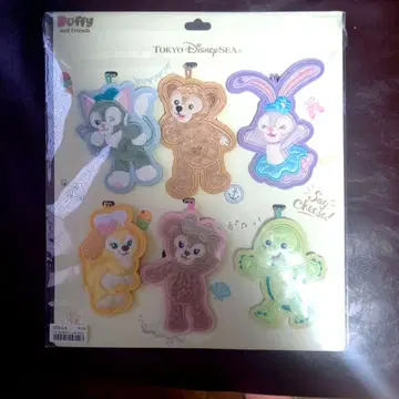 더피와 친구들 아크릴 키링 6개 세트