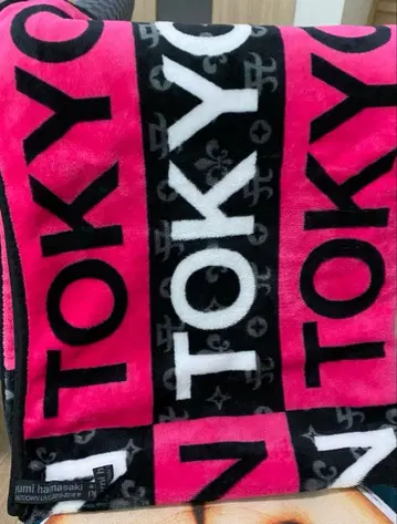 하마사키 아유미 MADE IN TOKYO 로고 담요