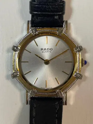 RADO QUARTZ 라도 쿼츠 여성용 손목시계 골드 실버