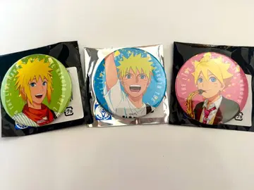 NARUTO the Live 캔뱃지 나루토 미나토 볼트 3종 세트