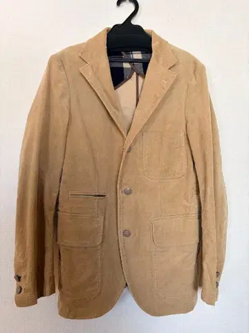 사운드맨 soundman 베이지 코듀로이 자켓 38