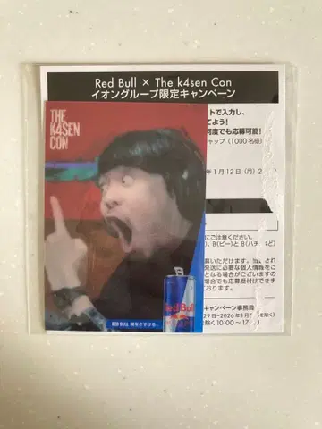 Red Bull x The k4sen Con 한정판 굿즈