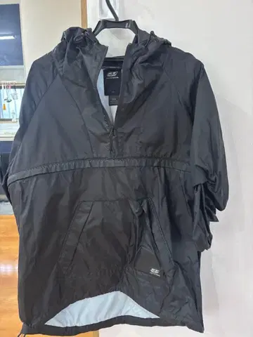 FIFTYFIVEDSL 블랙 나일론 후디