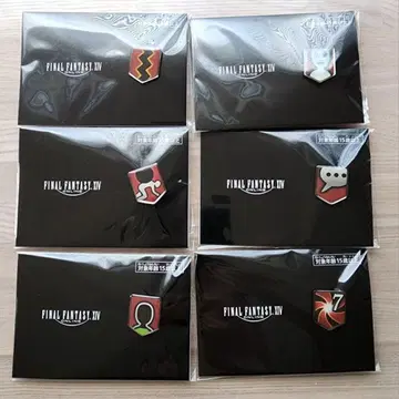 파이널 판타지 XIV 스탯 효과 핀 배지 디버프 6종 FF14