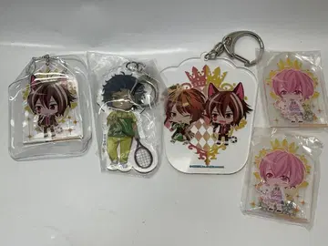 꿈왕국과 잠자는 100명의 왕자님 아크릴 키링 5개 세트