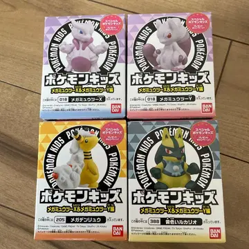 포켓몬 키즈 메가뮤츠X & 메가뮤츠Y 편 4개 세트 뮤츠