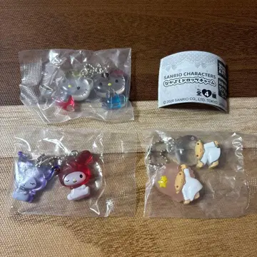 산리오 나카요시 드롭 참 키티 마이멜로디 키키라라