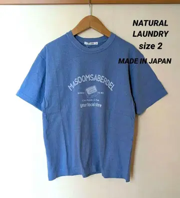 NATURAL LAUNDRY 프린트T셔츠 반팔