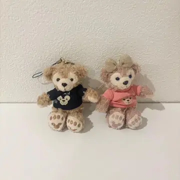 레어 디즈니씨 더피 10주년 봉제 인형 키링 셰리메이 페어