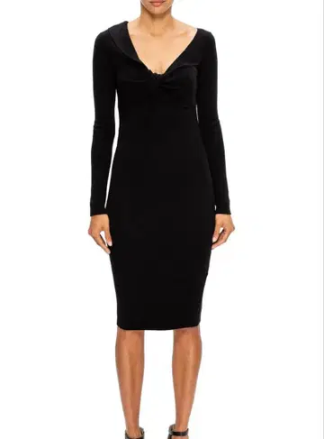 McQueen 알렉산더 맥퀸 니트 원피스 블랙 S 긴팔