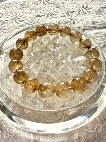 타이틴 루틸 쿼츠 팔찌