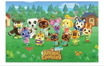 미개봉 새상품 Nintendo 닌텐도 동물의 숲 빅 포스터