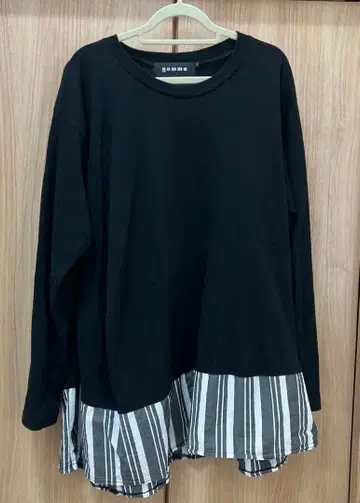 gomme 블랙 긴팔 튜닉 M