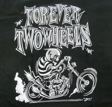 FTW 핫로드 티셔츠 블랙 새상품 L 사이즈 팬 셔블 아이언