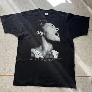 빌리 홀리데이 Billie Holiday 빈티지 티 XL