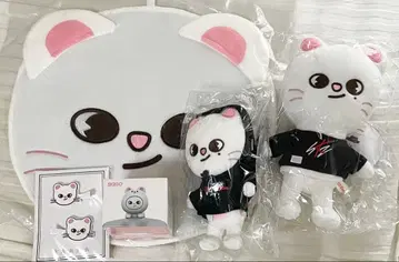 skzoo 진니레트 플러시 미니 피규어 부채 케이스 헤어 클립 등