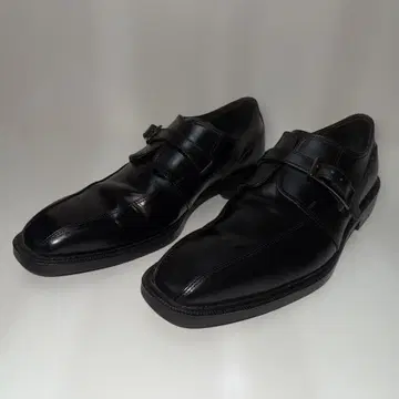 새상품급! JOHN PEARSE 블랙 가죽 비즈니스 구두 남성용 25cm