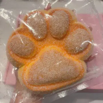 kikisquishy 가루 묻은 발바닥 미트볼 XL 스퀴즈