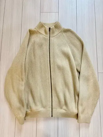 crepuscule 드라이버 니트 아이보리