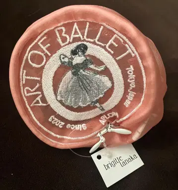 브리짓 타나카 파우치 발레 발레리나 핑크 오간자