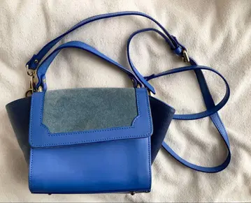 마르코 비앙키니 블루 미니 숄더백