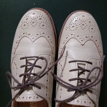 SCOTCH GRAIN 아이보리 옥스퍼드 신발 235