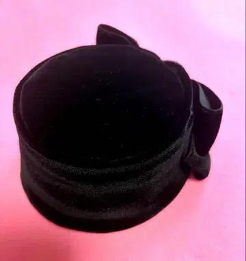 C'est Lavie 세 라비 블랙 벨벳 12cm 햇