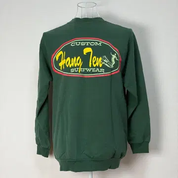 vintage Hang Ten USA제 백 프린트 맨투맨 M