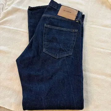 ANACHRONORM 스트레이트 데님 다크 블루