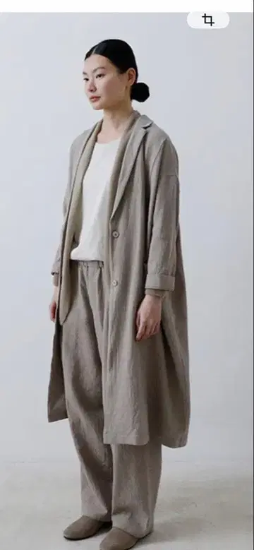 evam eva 린넨 코튼 와이드 팬츠 컨디션 최상