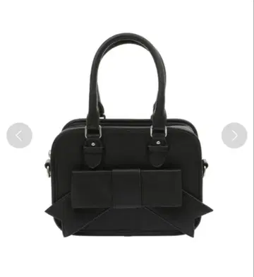 Candy Stripper 리본 숄더백 블랙