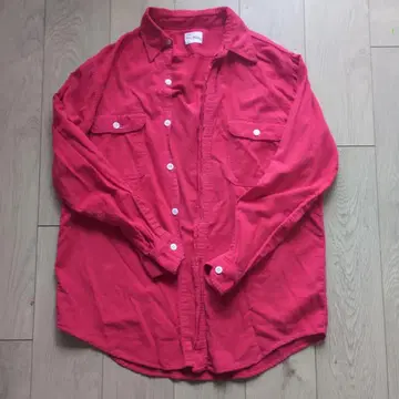 BIG MAC 빨간색 플란넬 셔츠 M 사이즈