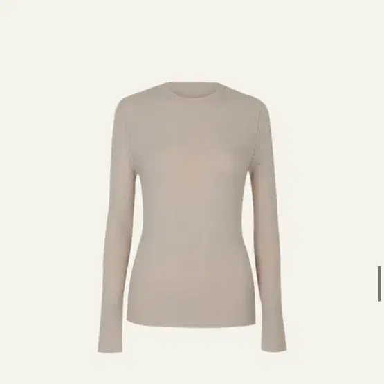 ASTIER 헨리 니트 긴팔 베이지