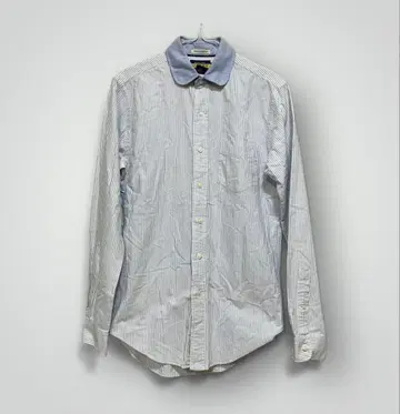 RUGBY 럭비 랄프 로렌 둥근 카라 옥스퍼드 스트라이프 셔츠 S